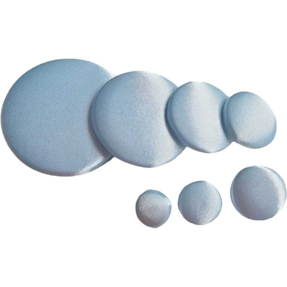 Baby Blue Satin Button | Silk Satin Buttons