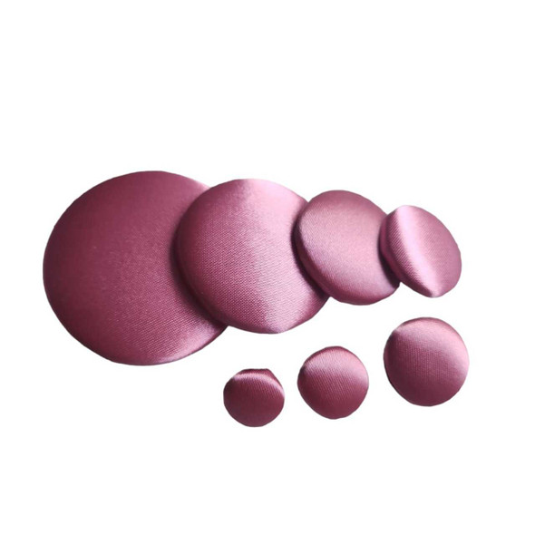Old Rose Pink Satin Button | Silk Satin Buttons
