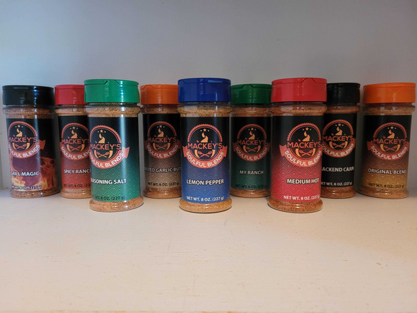 20 pcs 8 oz PET Plastic Spice Jar with Shake Dispenser Cap in your color choice