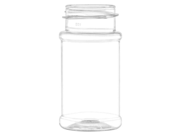 20 pcs 4 oz PET Plastic Spice Jars with Shake and Pour Cap in your color choice - Made in USA