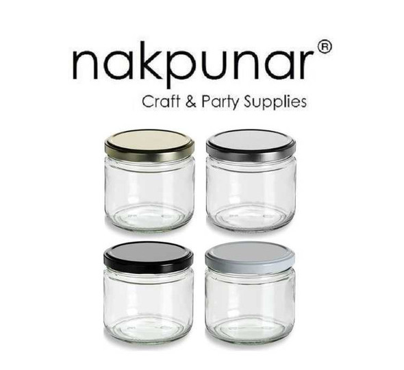 12 fl oz Glass Salsa Jar with Lid - 355ml | Jars