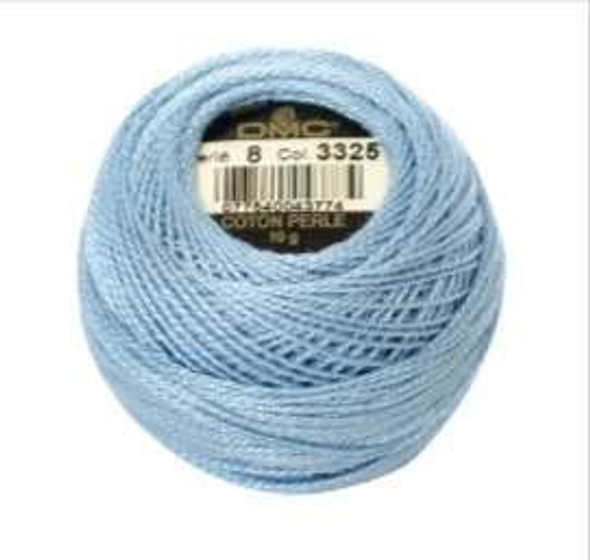 DMC 3325 Perle Cotton Thread | Size 8 | Light Baby Blue