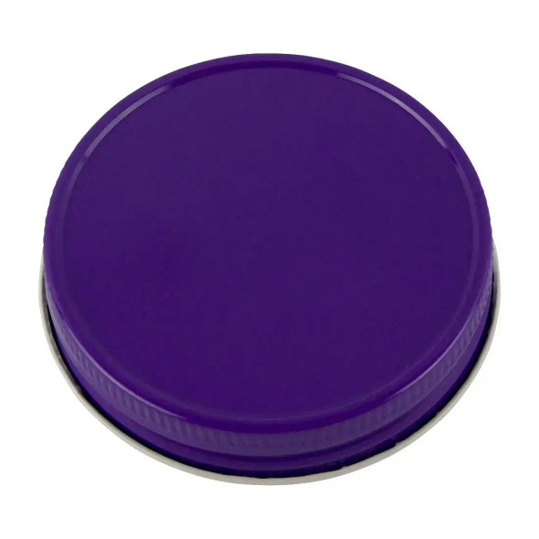 70450 Purple Mason Jar Lid with Plastisol Liner