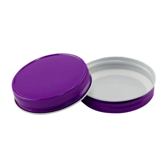 70450 Purple Mason Jar Lid with Plastisol Liner