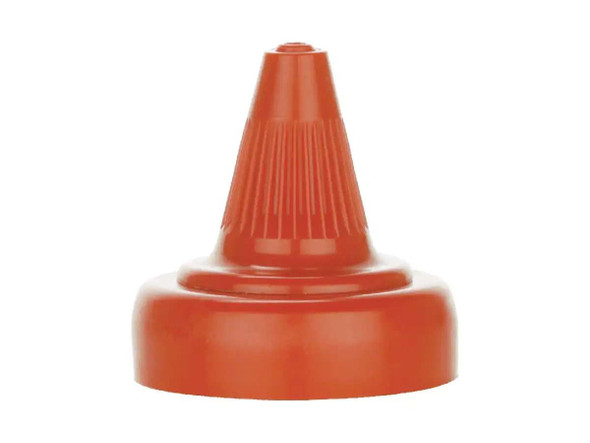 38/400 Orange Twist Open/Close Cap with Heat Seal Liner for Honey and Sauce Bottles