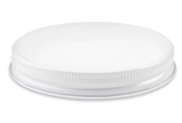 89/400 White Plastisol Lined Metal Lid