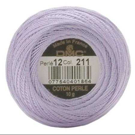 DMC Perle Cotton Thread Ball | Size 12 | 211 Lt Lavender