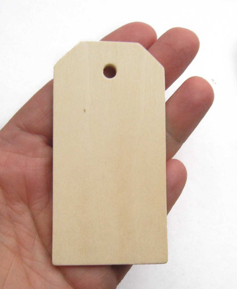Unfinished Wooden Gift Tag - Large | Gift Tags
