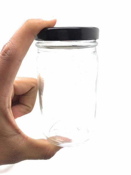 8 oz Paragon Glass Jar with Twist Lug Lid