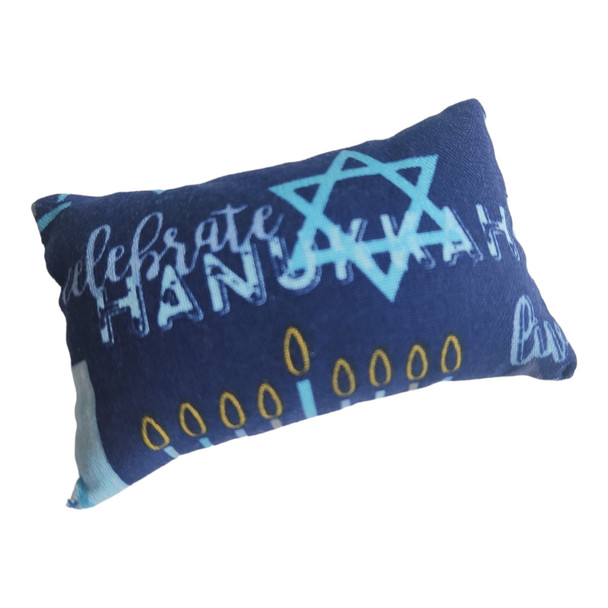 Handmade Hanukkah themed Sewing Accessory – Star of David Needle Keeper | Cotton Emery Pincushions