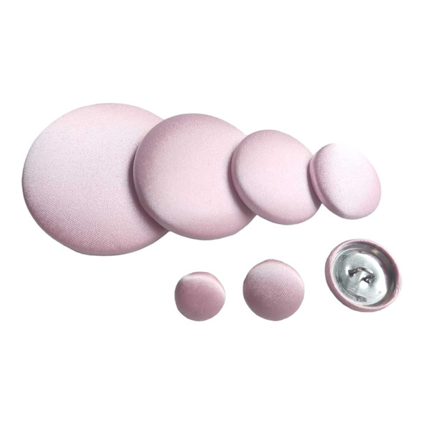 Light Pink Satin Button | Silk Satin Buttons