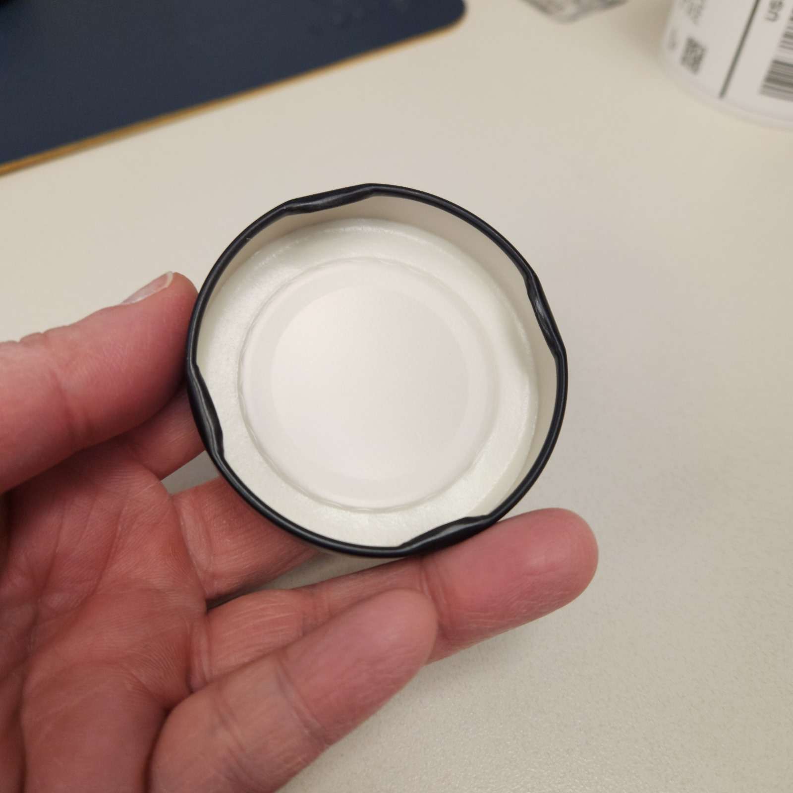 58TW Black Deepskirt Plastisol Lined Lids - 58DWO | Closures, Lids