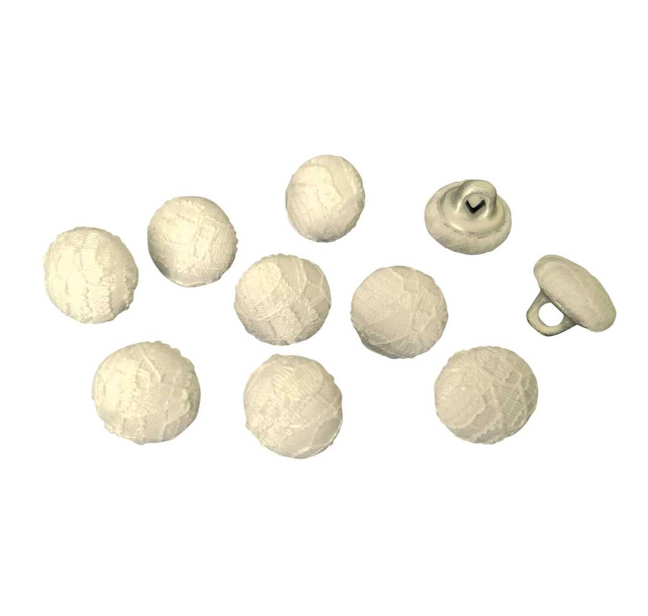 Nakpunar Pearl Bridal Buttons (1/2 Half Dome, IVORY)