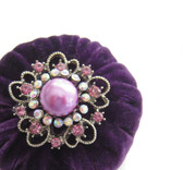 2" Purple Emery Pincushion | Emery Pincushions, Pincushion Fillings