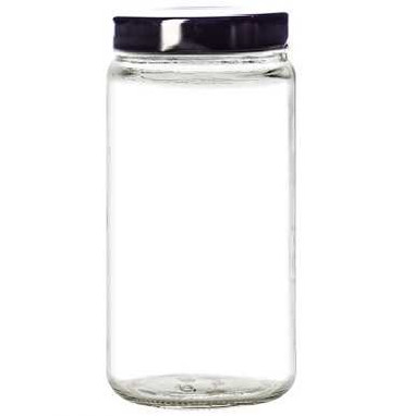 Set of 8, 24 oz Glass Pasta Jars with 63TW Lug Lids