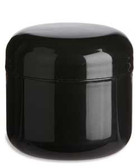 8 oz Black Double Wall Plastic Jar | Plastic Jars