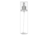 250 ml Clear PET Bottle with Silver Sprayer and Overcap | Plastic Bottles