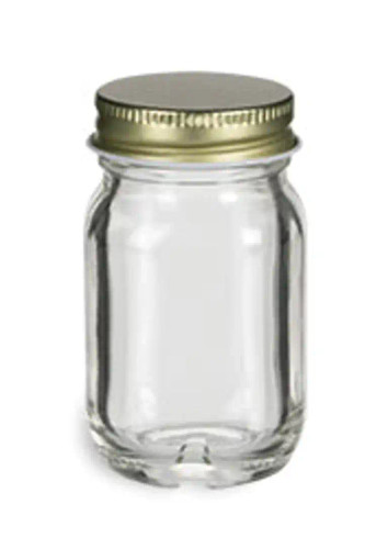 12 oz Mason Glass Jar with your choice of lid - Made in USA