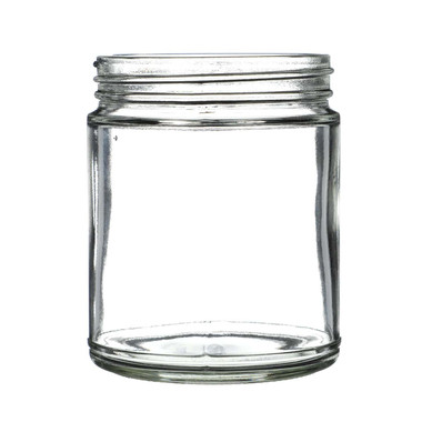 8 oz. Straight Sided Glass Jar, 70mm 70-450, 12/cs