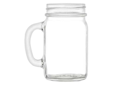 4 oz Mason Glass Jar with Lid - Choose from Flat, Safety Button, Straw  Hole, Daisy Cut