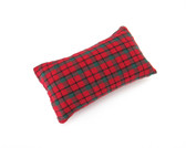 Emery Sand filled Pin Cushion - Christmas Plaids | Cotton Emery Pincushions