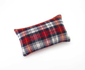 Emery Sand filled Pin Cushion - Red and Navy Plaids | Cotton Emery Pincushions