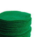 Kelly Green Felt Circles | Fabric, Fabric Circles