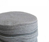 Gray Felt Circles | Fabric, Fabric Circles