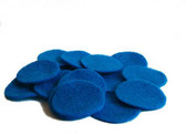 Medium Blue Felt Circles | Fabric, Fabric Circles