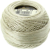 DMC Perle Cotton Thread Ball | Size 12 | 822 Light Beige Gray | Size 12