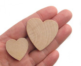 25 pcs Wooden Heart Cutout Shapes | Beading & Jewelry Making