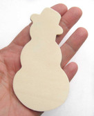 Wooden Snowmen Cut Out | Wood Cutout Shapes