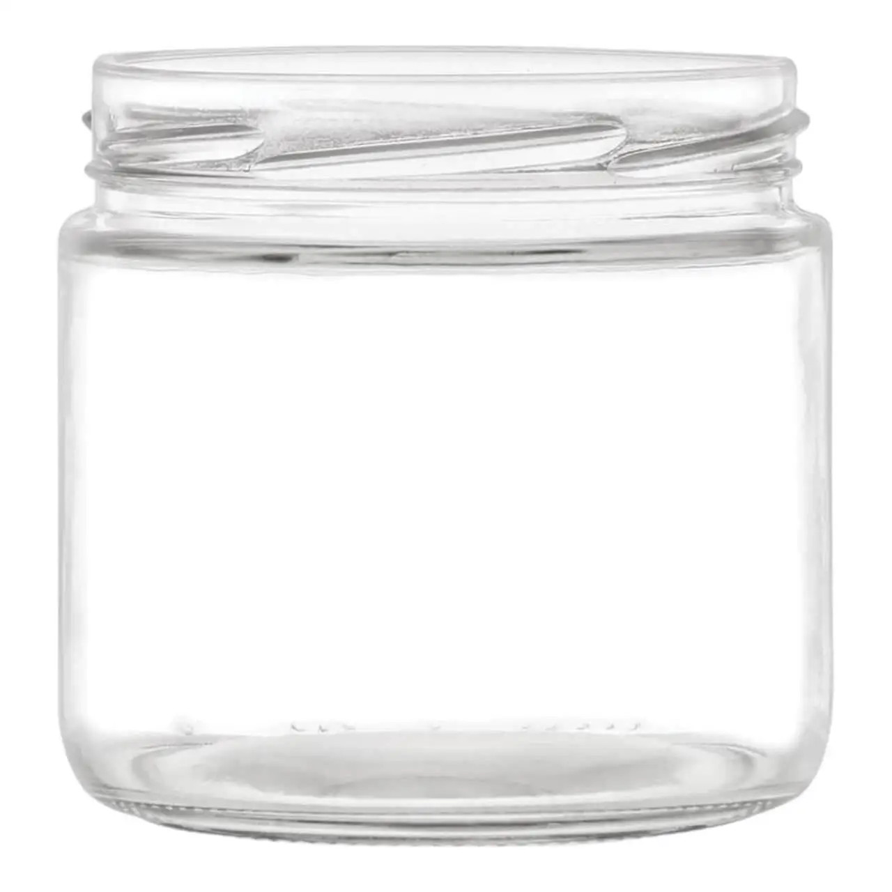 12 fl oz Glass Salsa Jar with Lid - 355ml - Made in the USA