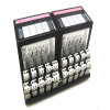 (2) GE Fanuc IC670MDL240J 120VAC 16PT Input Modules w/ IC670CHS002E 2-Tier Base