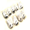 NEW (9) 3M SG1M-M Black 1Meg Resistor Foot Sole Grounders 80-0011-2144-3