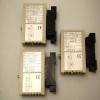 3 Watanabe WSP-DS-36A-DT Isolator Converter Relays w/Omron PYF08A Relay Bases