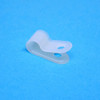 P-Style Cable Clamp Natural Nylon R-Type Plastic 3/16" Screw Mount (1,125 Pcs)