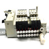 CKD 3GA1669-A2NH Solenoid Valves (7) w/ N4G1-ER Valve Manifold Block