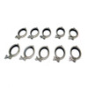 Tri-Clover Fitting 3" Sanitary Clamps + Gaskets (10)