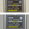 Sunx NA40-16P Area Sensor Main-Unit:MUP 4-Channel End-Unit:4EUP Sub-Unit:4SUP