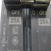 GE THQB LM 20 Amp 2-Pole Molded Case 20A Circuit Breaker 120/240VAC (4)