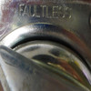 Faultless 3"D x 2"W Industrial Top Plate Swivel-Caster Wheels Black (4)
