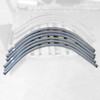 Gafco 1-1/2" x 36" x 90° Rigid Angled Steel Pipe Conduit Elbow Thread (6)