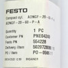 Festo ADNGF-20-60-P-A Double-Acting Compact Cylinder