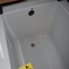 MTI Baths MTDS-105 Andrea Undermount Designer Tub 60" x 30" x 19.25" White
