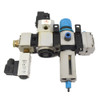 Festo LFR-M2-G1/2-C10RG Filter Regulator Assembly w/ Valves, Switches, and Coil