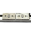 Aluminum 29.75" Linear Guide Rail w/ (2) 3.75"L Roller Bearing Carriage Blocks