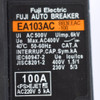 Fuji EA103AC BB3EEAC-100 Auto Circuit Breaker 100A 3P 400VAC 6kV 50/60Hz CAT. A