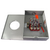 Milbank U4788-XL-AE Meter Base/Socket 200A 600V 7-Jaw Lever Bypass OH Service 3R