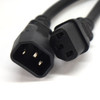 6ft Black AC Power Cord 10A/250V Cable C14 to C13 (5)